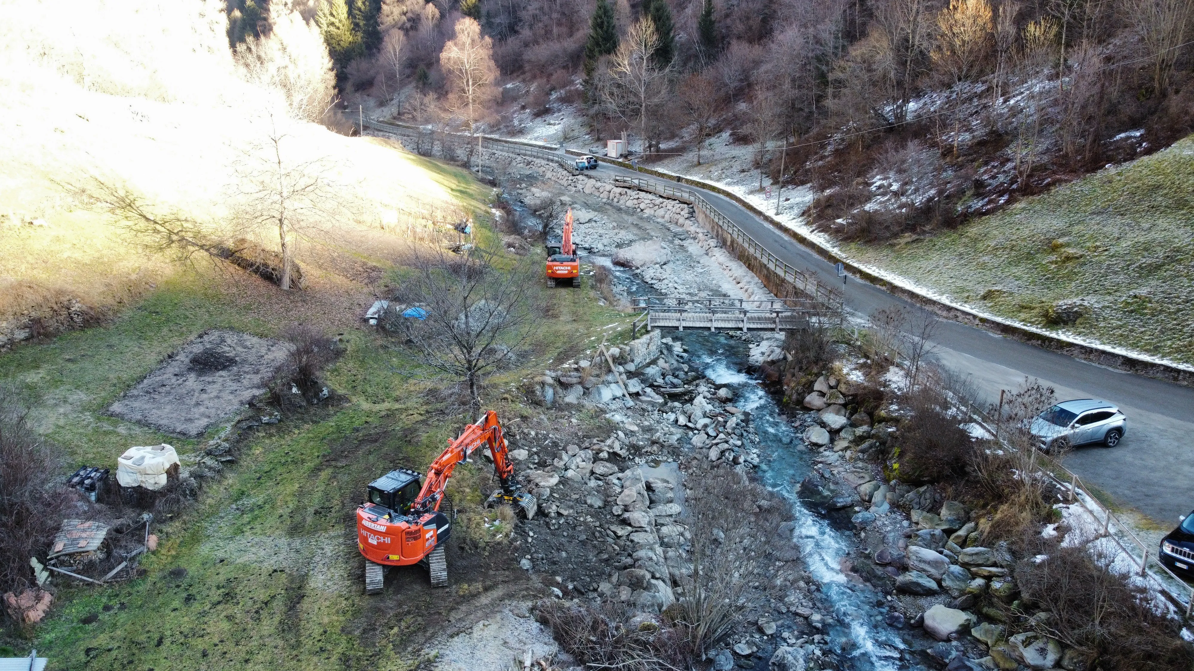 Sistemazione alveo e strada Valli di Sant'Antonio - Foto 3